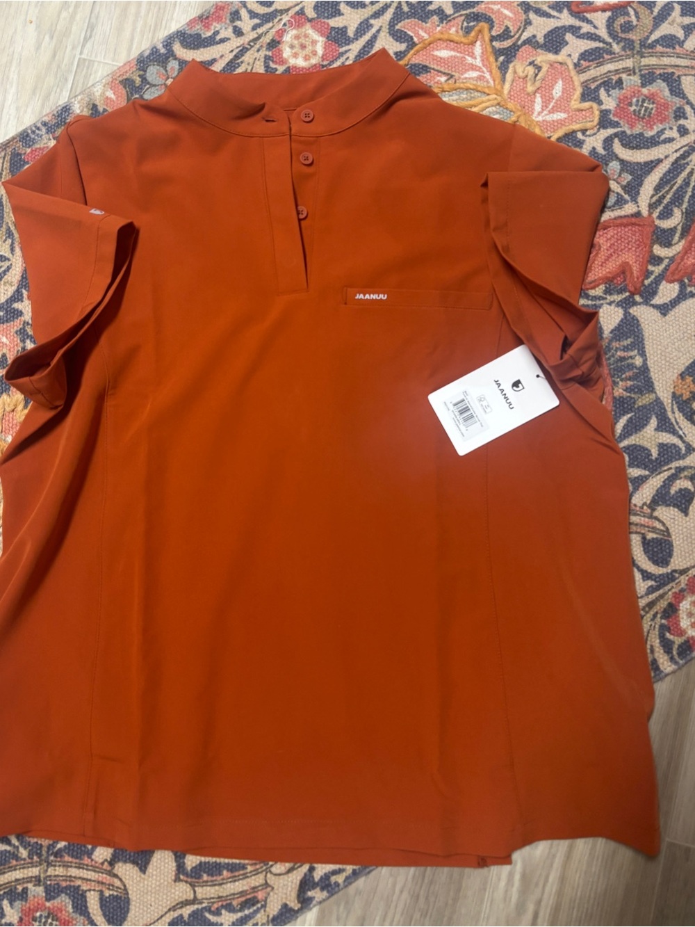 Scrub Set: New Jannuu Rust-Colored Sz Large
